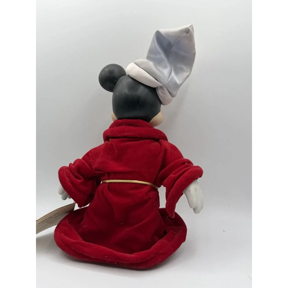 Vintage Applause Sorcerer Mickey Mouse Plush Doll Fantasia Disney w/ Tag